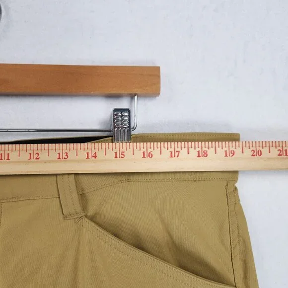 Orvis Pants Mens 38X32 Tan Straight Leg Cargo Water Resistant Stretch Outdoor - Picture 3 of 12